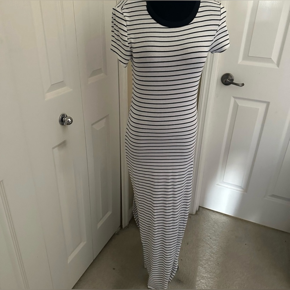 BDG Monochrome Striped Maxi Dress